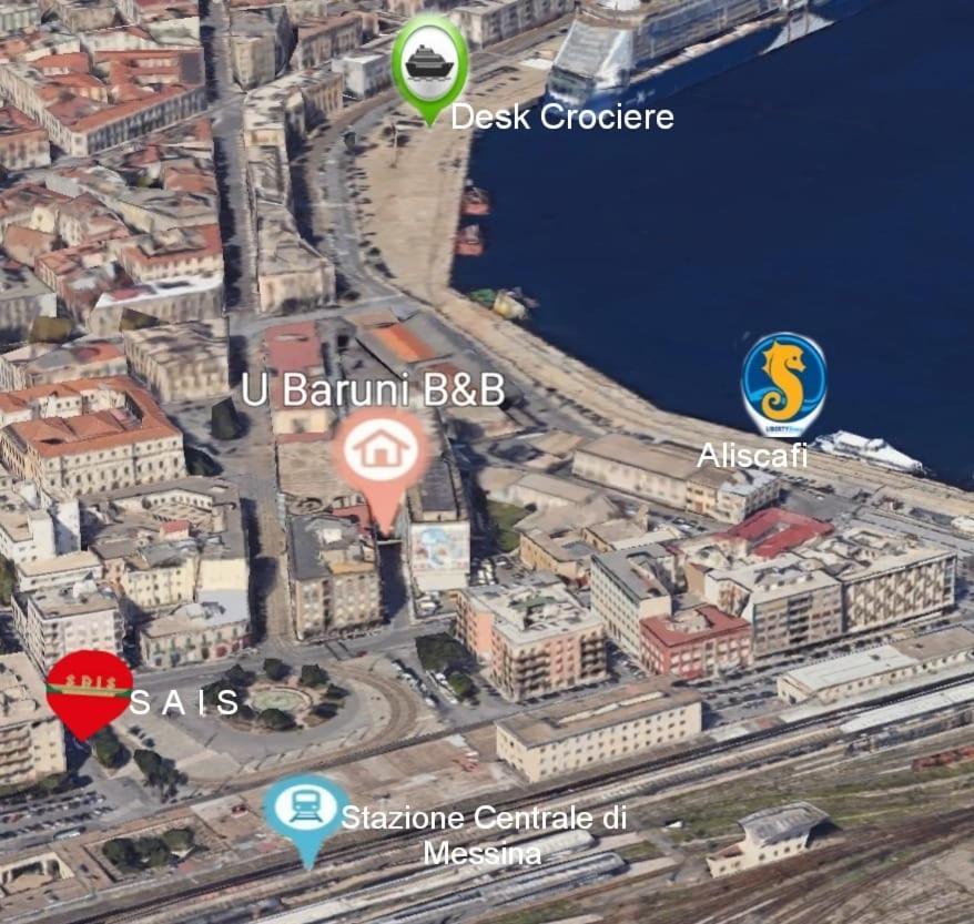 U Baruni B&B Messina Bagian luar foto